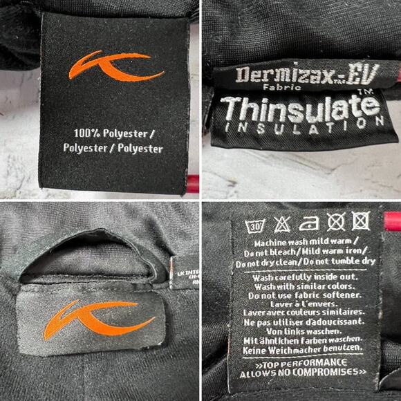 KJUS Formula Ski Snow Pants SIZE XS 34 Black Dermizax-EV Thinsulate Snowboard - Picture 3 of 16